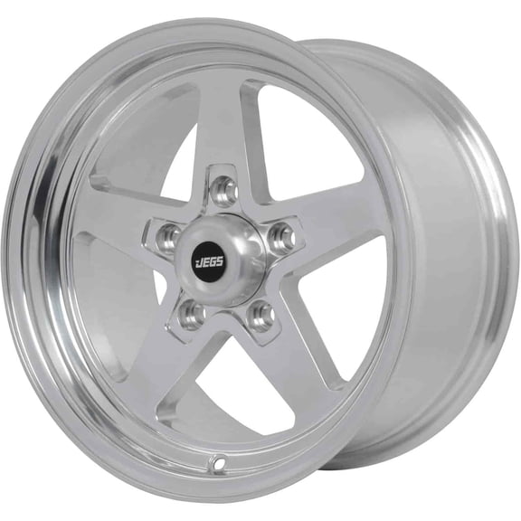 JEGS 680278 SSR Star Wheel Size: 15 x 8 Bolt Pattern: 5 x 4.75 Back Spacing: 5.5