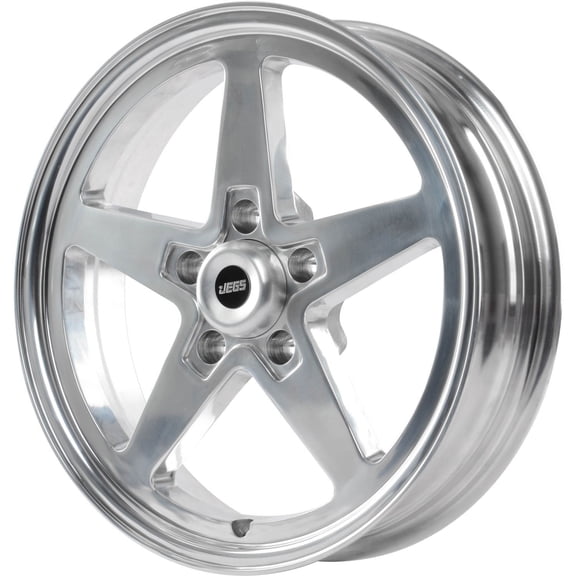 JEGS 680290 SSR Star Wheel Size: 17 x 4.5 Bolt Pattern: 5 x 4.50 Back Spacing: 1