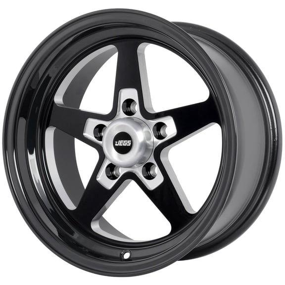 JEGS 681261 SSR Star Wheel Size: 15 x 7 Bolt Pattern: 5 x 4.50 Back Spacing: 4.0