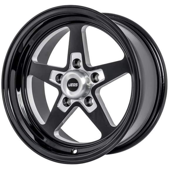 JEGS 681262 SSR Star Wheel Size: 15 x 7 Bolt Pattern: 5 x 4.75 Back Spacing: 4.0