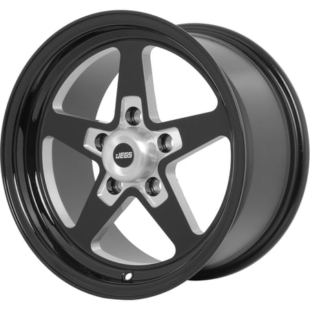 JEGS 681277 SSR Star Wheel Size: 15 x 8 Bolt Pattern: 5 x 4.50 Back Spacing: 5.5