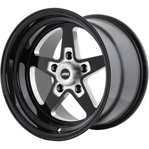 JEGS 681288 SSR Star Wheel Size: 15 x 10 Bolt Pattern: 5 x 4.75 Back Spacing: 5.