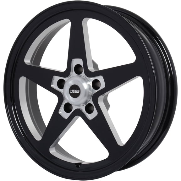 JEGS 681290 SSR Star Wheel Size: 17 x 4.5 Bolt Pattern: 5 x 4.50 Back Spacing: 1