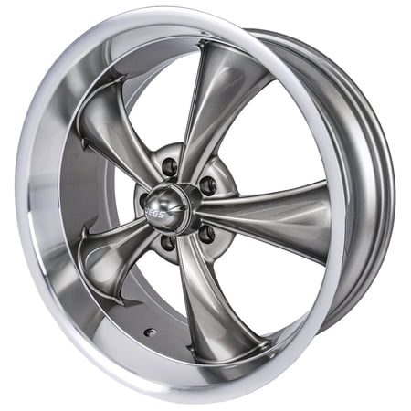 JEGS 681340 Resto-Rod Wheel Size: 20 x 8.5 Bolt Pattern: 5 x 5.00 Back Spacing: