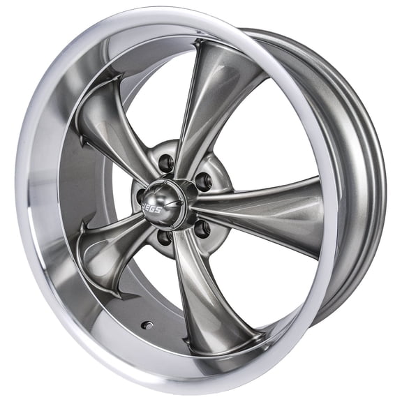 JEGS 681341 Resto-Rod Wheel Size: 20 x 10 Bolt Pattern: 5 x 5.00 Back Spacing: 5