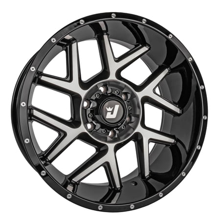 JEGS 681743 Reactor Wheel Size: 20 x 9 Bolt Pattern: 6 x 5.50 Back Spacing: 5.00