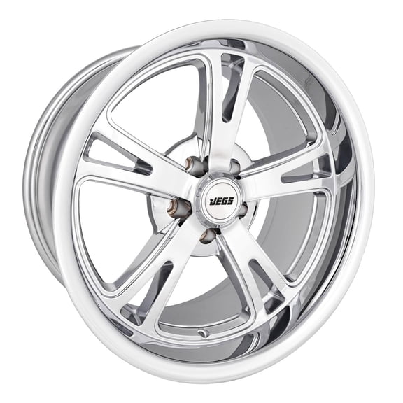 JEGS 681832 JV-1 Wheel Size: 18 x 9.50 Bolt Pattern: 5 x 4.75 Back Spacing: 5.25