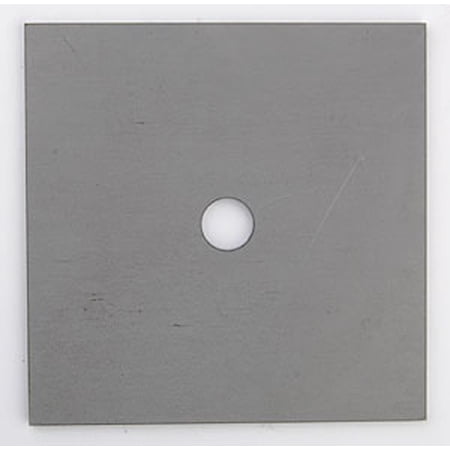 JEGS Seat Belt Backing Plate [4 in. x 4 in. x 1/8 in. with 1/2 in. Hole]
