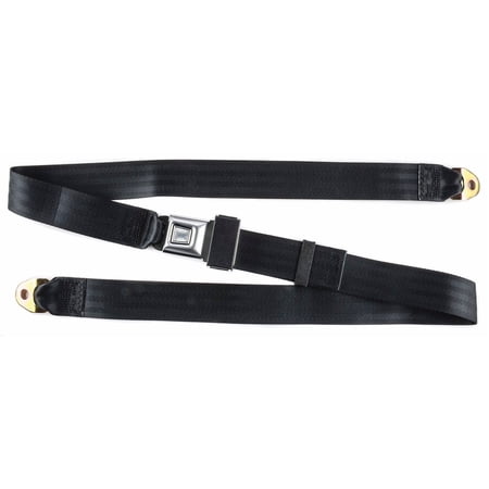 JEGS 70072 2-Point Non-Retractable Seat Belt Length: 74 in. Belt Width 1 7/8 in.