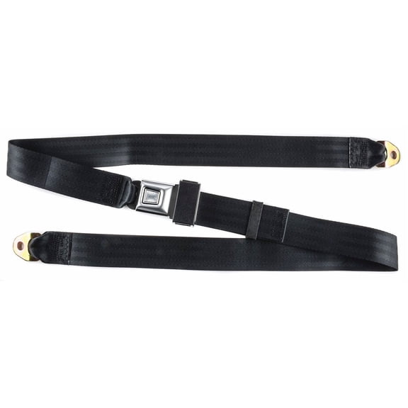 JEGS 70072 2-Point Non-Retractable Seat Belt Length: 74 in. Belt Width 1 7/8 in.