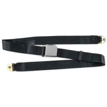 JEGS 70080 2-Point Non-Retractable Seat Belt Length: 74 in. Belt Width 1 7/8 in.