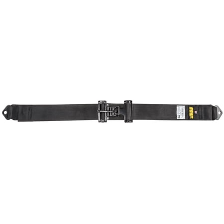 JEGS Black Latch & Link Ultra Series Harness Lap Belt