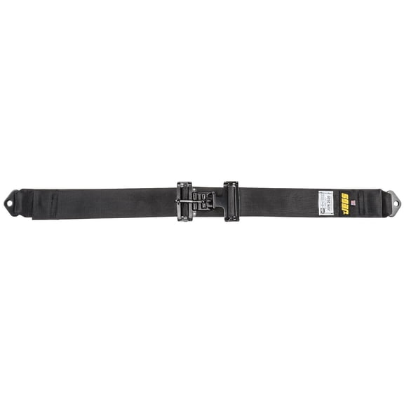 JEGS Black Latch & Link Ultra Series Harness Lap Belt