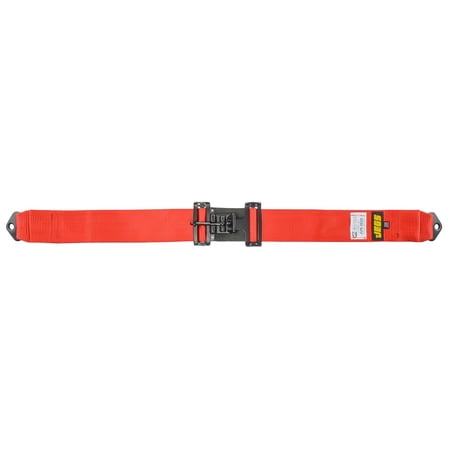 JEGS Red Latch & Link Ultra Series Harness Lap Belt