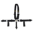 thumbnail image 1 of JEGS Black Cam Lock Ultra Series Harness 5-Point Design Pull Down U-Type, 1 of 6