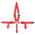 thumbnail image 1 of JEGS Red Cam Lock Ultra Series Harness 5-Point Design Pull Down V-Type, 1 of 6
