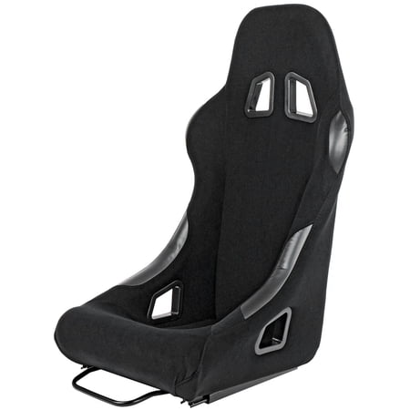 JEGS 702110 High Back Competition Seat Fixed Back Adapts to Left/Driver or Right