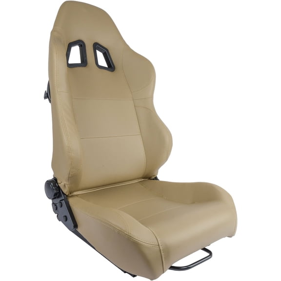 JEGS GS-1 High Back Sport Seat Driver or Passenger Side Beige