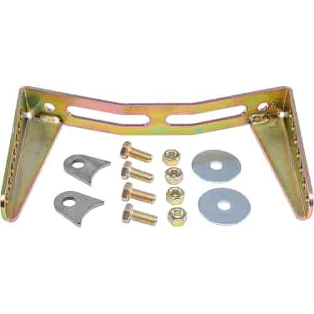 JEGS 70290 Adjustable Seat Back Brace Zinc Plated 11 ga. Steel