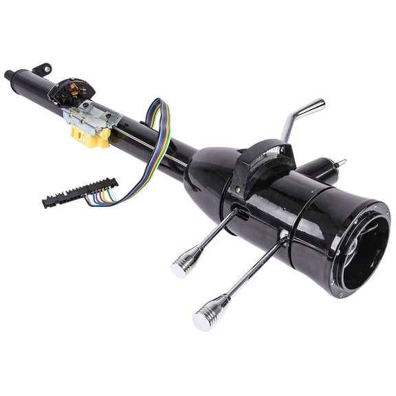 JEGS Column Shift Keyed Steering Column with Tilt, 2 in. Diameter, 32 in. Length, Black