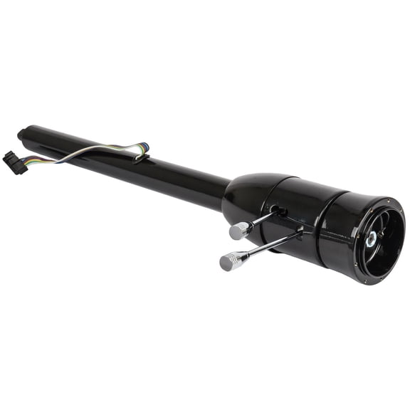JEGS Universal Floor Shift Tilt Steering Column, Black, 2 in. Diameter, 30 in. Length