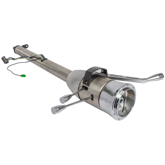 JEGS Column Shift Steering Column with Tilt, 2 in. Diameter, 30 in. Length, Natural