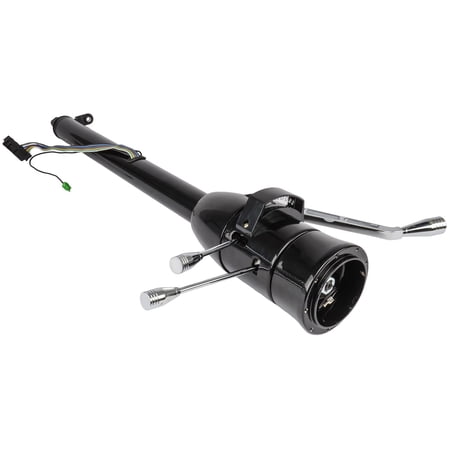 JEGS Column Shift Steering Column with Tilt, 2 in. Diameter, 30 in. Length, Black