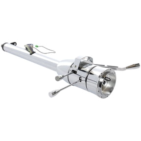 JEGS Column Shift Steering Column with Tilt, 2 in. Diameter, 32 in. Length, Chrome