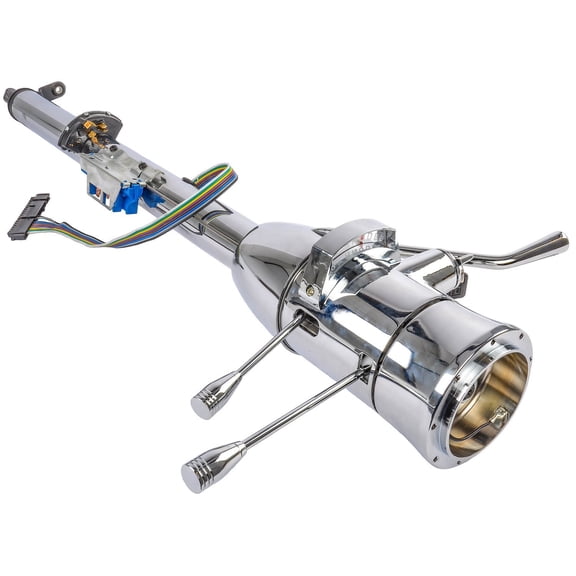 JEGS 70496 Column Shift Keyed Steering Column 5-Position Tilt 32 in. L 2 in. Dia