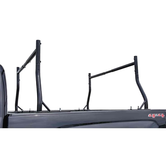JEGS 4-Post Universal Truck Rack Front & Rear [Steel Tubing | Black Finish]