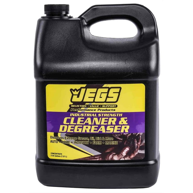 JEGS 72336 Industrial Strength Cleaner & Degreaser 2Gallon Bottle Concentrated