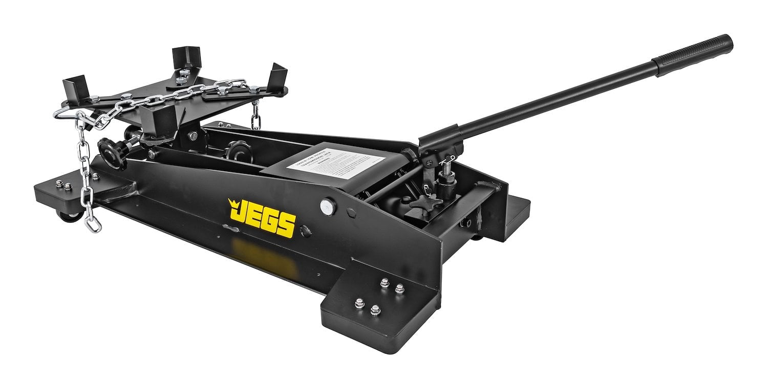 JEGS 79012 Low Profile Automotive Transmission Jack, 1000lbs
