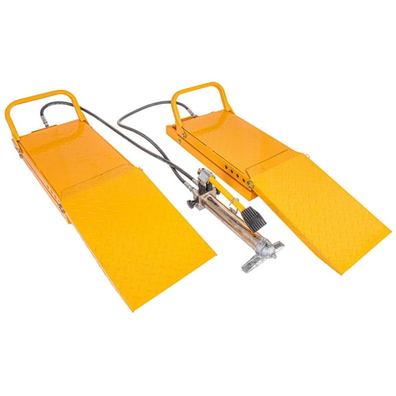 JEGS 79025 Hydraulic Car Lift Ramps Capacity: 3000 lbs./pair Lift Range: 5.10 in