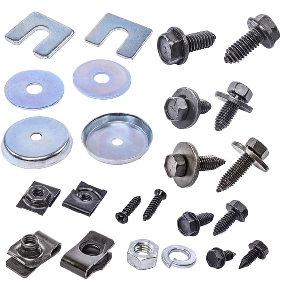 JEGS Front End Bolt Kit 1970-1981 Chevy Camaro, Pontiac Firebird - Black Finish