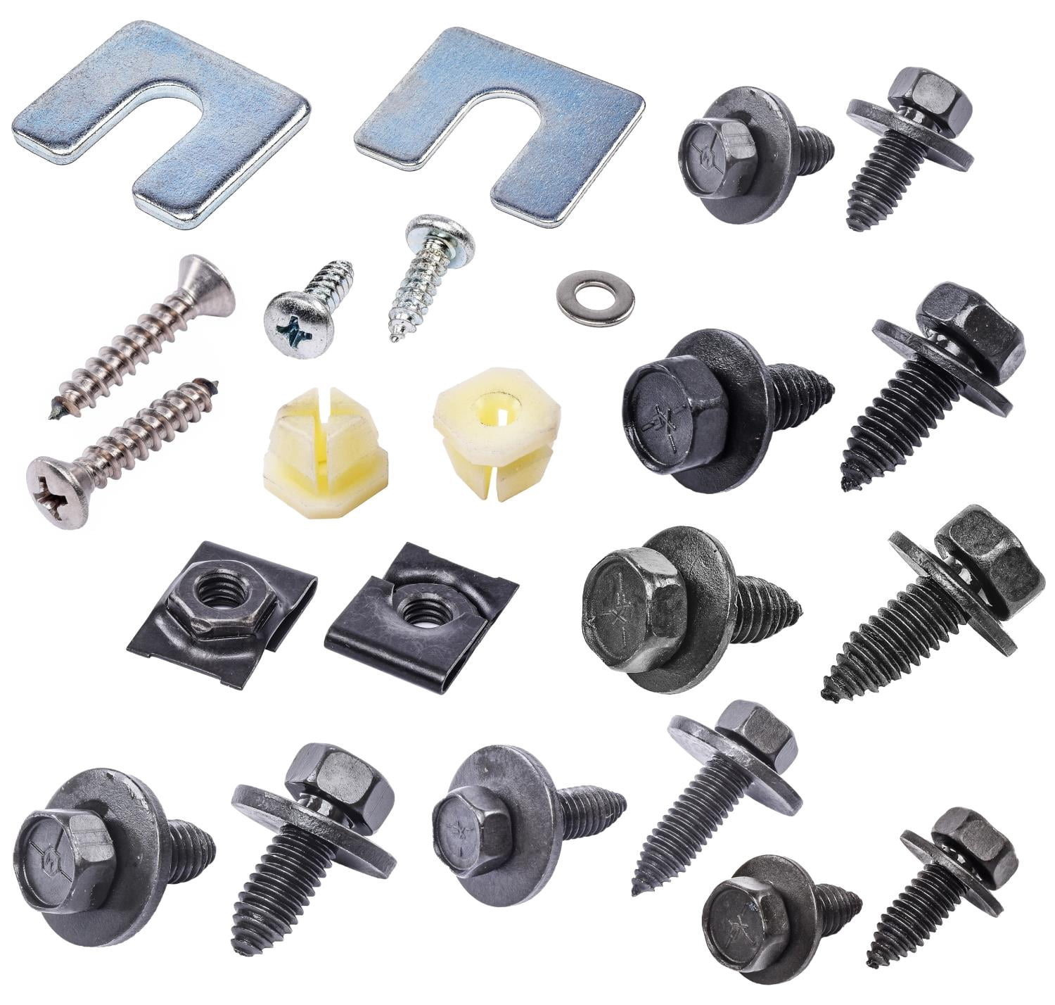 JEGS 79159 Front End Fastener Kit 1967-1972 GM Truck/SUV Black Finish ...