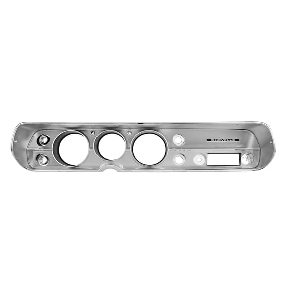 JEGS 79253 Dash Panel Bezel 1965 Chevy Chevelle El Camino For Models Without A/C