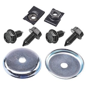 JEGS Inner Fender Well Hardware Kit 1968-1974 GM Models - Black Oxide-Coated Stainless Steel
