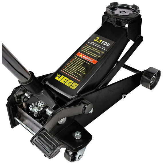 JEGS 80106 Quick Lift Floor Jack 3 1/2 Ton Capacity 5 1/2 in. Min. Height 20 in.