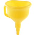 thumbnail image 1 of JEGS 80206 Round Funnel Yellow Length: 18 Diameter: 11.5 Neck O.D.: 1.650 Neck I, 1 of 6
