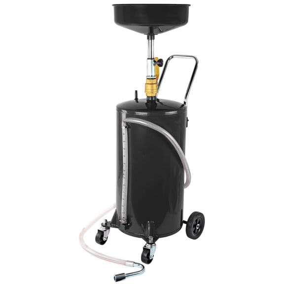 JEGS 80270 Oil Drain Tank 18 Gallon Working Range: 46 -76 Adjustable Air Regulat
