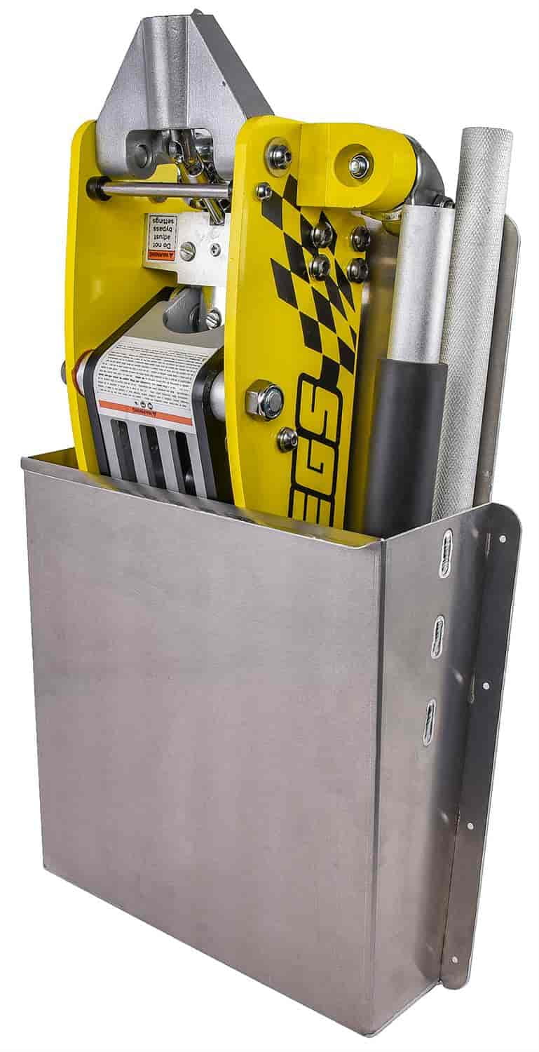 JEGS 80320 Floor Jack Holder 24 in. H x 15 in. W 15 1/2 in. Deep Jack Pocket Wal