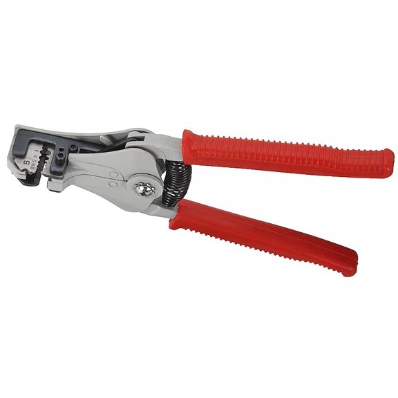 JEGS 80573 Sure Grip Cut & Pull Wire Stripper 18-8 Ga. Wire Steel Sure Grip Rubb