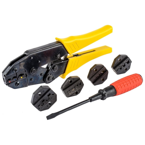 JEGS Wire Crimping Tool Kit with Dies