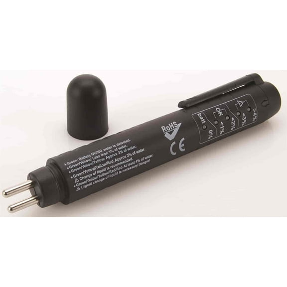 JEGS 80665 Brake Fluid Tester Includes: (1) AAA Battery