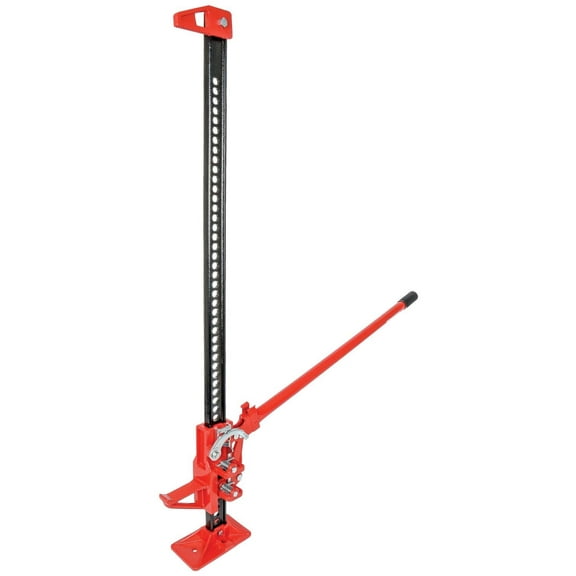 JEGS 81090 High Lift Jack 3-Ton Capacity Max. Height: 48 Min. Height: 6 Base Pla