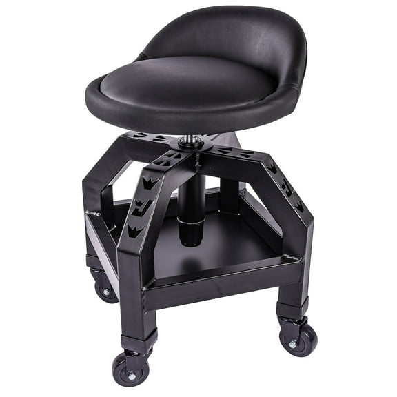 JEGS 81174 Heavy-Duty Swivel Shop Stool 330 lb. Capacity 16 in. Foam-Padded Seat