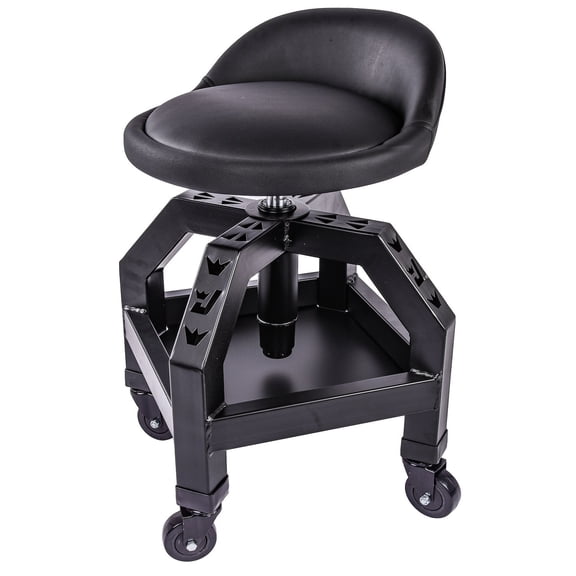 JEGS 81174 Heavy-Duty Swivel Shop Stool 330 lb. Capacity 16 in. Foam-Padded Seat
