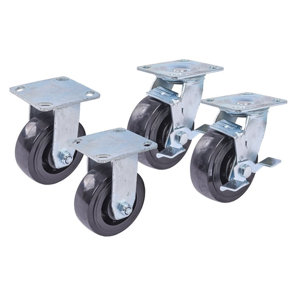 JEGS Replacement Casters for JEGS 5-Drawer Tool Box Cart 555-81411 [Set of 4]