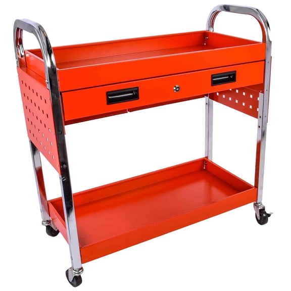 JEGS 81416 Shop Cart 200 lb. Capacity Overall Dimensions: 29 5/8 in. L x 13 7/8