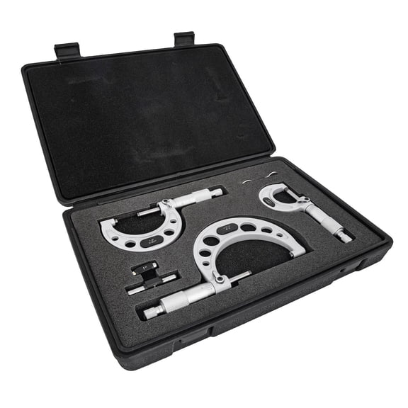 JEGS Outside Diameter Micrometer Set  Standard 3-Piece